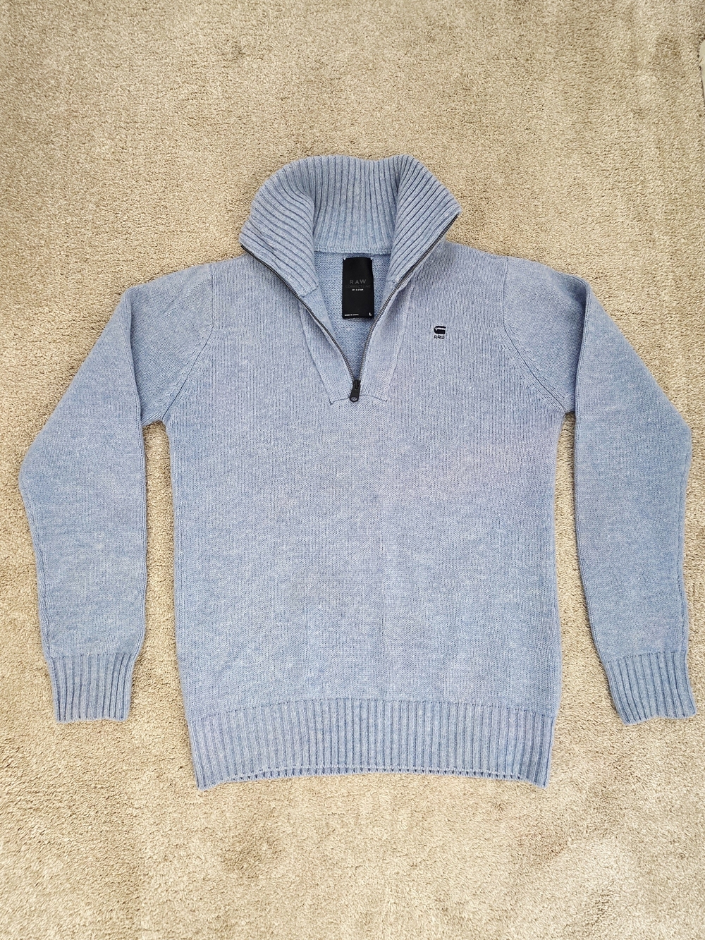 G-Star Raw Sweater L Preppy Quiet Luxury Eclectic Grandpa Cozy